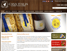 Tablet Screenshot of casaitalia.com.au