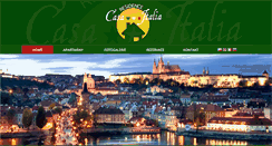 Desktop Screenshot of casaitalia.cz